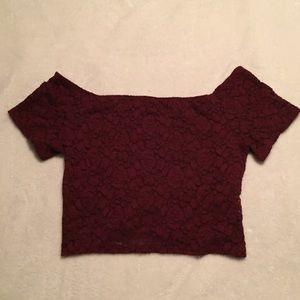 Lacey crop top